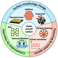 Graphical abstract: Catalyst design strategies for stable electrochemical CO2 reduction reaction