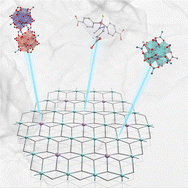 Graphical abstract: Two-dimensional metal–organic layers constructed from Hf6/Hf12-oxo clusters and a trigonal pyramidal phosphine oxide ligand