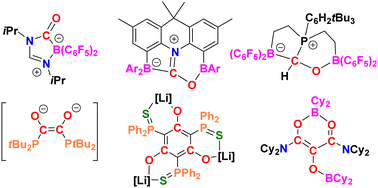 Graphical abstract: Frustrated Lewis pair chemistry of CO