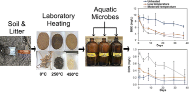 Graphical abstract: Biodegradability of unheated and laboratory heated dissolved organic matter