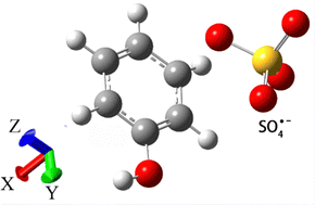 Graphical abstract: Enhancement of sulfate radicals degrading phenol in water by an external electric field: a study by DFT calculations