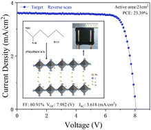 Graphical abstract: Enhancing the stability of perovskite solar cells and modules by two-dimensional (PM)2PbI2Cl2