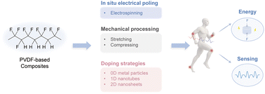 Graphical abstract: Recent advances in β-phase engineering of PVDF-based piezoelectric composites for enhanced piezoelectricity and wearable applications