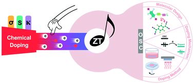 Graphical abstract: Chemical doping of organic semiconductors for thermoelectric applications
