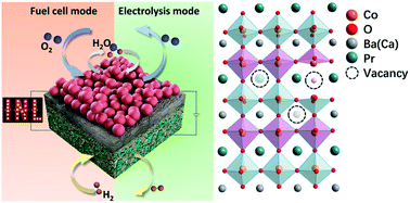 Graphical abstract: Understanding of A-site deficiency in layered perovskites: promotion of dual reaction kinetics for water oxidation and oxygen reduction in protonic ceramic electrochemical cells