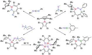 Graphical abstract: Synthesis of novel six-, seven- and eight-membered aluminum-containing rings by alumole ring expansion