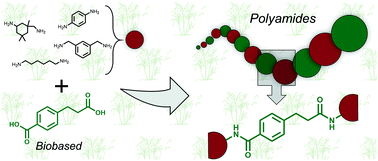 Graphical abstract: Polyamides containing a biorenewable aromatic monomer based on coumalate esters: from synthesis to evaluation of the thermal and mechanical properties