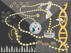 Graphical abstract: Frontiers in nonviral delivery of small molecule and genetic drugs, driven by polymer chemistry and machine learning for materials informatics