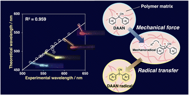 Graphical abstract: Diverse metastable diarylacetonitrile radicals generated by polymer mechanochemistry