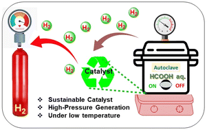 Graphical abstract: High-pressure hydrogen generation from dehydrogenation of formic acid