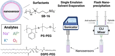 Graphical abstract: The impact of zwitterionic surfactants on optode-based nanosensors via different fabrication approaches and sensing mechanisms