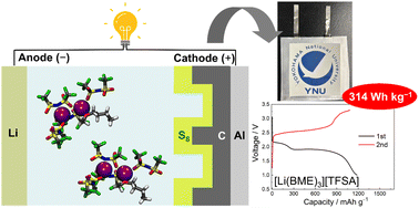 Graphical abstract: Linear ether-based highly concentrated electrolytes for Li–sulfur batteries