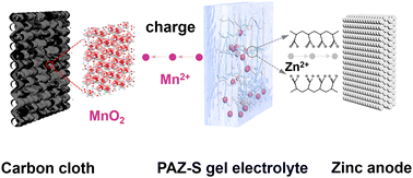 Graphical abstract: A dual-functional sodium alginate–poly(zinc acrylate) hydrogel electrolyte for enhanced stability of aqueous zinc-ion batteries