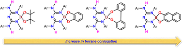 Graphical abstract: Exploring tetra-coordinate bis-guanidinate-supported boron complexes: synthesis, characterization, and photophysical properties