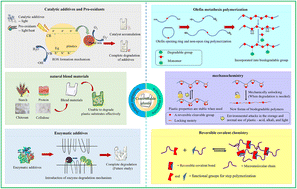 Graphical abstract: Practice and tactics in the construction of novel degradable plastics at polymer and molecular levels