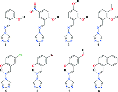 Graphical abstract: 1,2,4-Triazole-based molecular switches: crystal structures, Hirshfeld surface analysis and optical properties