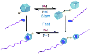 Graphical abstract: Mono-mercapto-functionalized pillar[5]arene: a host–guest complexation accelerated reversible redox dimerization