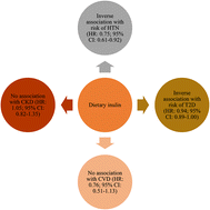 Graphical abstract: Inulin intake and the incidence of cardiometabolic diseases: a prospective cohort study
