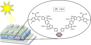 Graphical abstract: A comparison of para, meta, and ortho-carborane centred non-fullerene acceptors for organic solar cells
