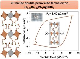 Graphical abstract: An above-room-temperature ferroelectric two-dimensional halide double perovskite with direction dependent properties