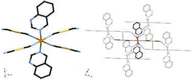 Graphical abstract: Soma–Iwamoto-type SCO complex Fe(quinazoline)2[Au(CN)2]2 using the quinazoline-type ligand