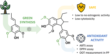 Graphical abstract: Novel arylindane diols as sustainable primary antioxidants from lignin
