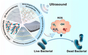 Graphical abstract: Ultrasound-activated inorganic nanomaterials to generate ROS for antibacterial applications
