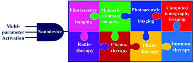 Graphical abstract: A minireview on multiparameter-activated nanodevices for cancer imaging and therapy