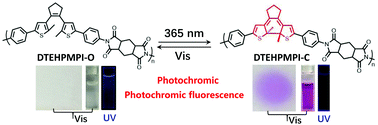 Graphical abstract: Functional polyimides based on diamine containing diarylethylene moieties and their photochromic mechanism studies