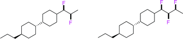 Graphical abstract: Liquid crystals carrying stereodefined vicinal difluoro- and trifluoro- alkyl motifs