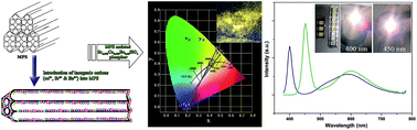 Graphical abstract: A highly efficient warm white light-emitting Eu2+-activated silicate host: another striking application of mesoporous silica
