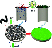 Graphical abstract: A one-dimensional material as a nano-scaffold and a pseudo-seed for facilitated growth of ultrathin, mechanically reinforced molecular sieving membranes