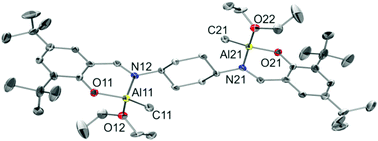 Graphical abstract: Synthesis and structure of the first discrete dinuclear cationic aluminum complexes