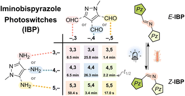 Graphical abstract: Iminobispyrazole (IBP) photoswitches: two pyrazole rings can be better than one