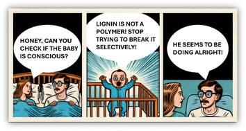Graphical abstract: To break, or not to break: is selective depolymerization of lignin a Riemann hypothesis rather than a solution?