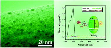 Graphical abstract: Synergistic promotion of photoelectrochemical water splitting efficiency of TiO2 nanorod arrays by doping and surface modification