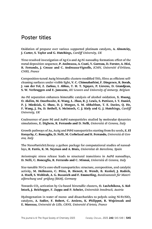 Poster list