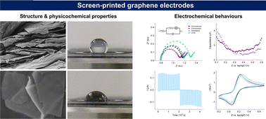 Graphical abstract: Structure-function correlations in graphene screen-printed electrodes: capacitive and faradaic behaviour