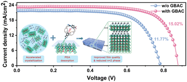 Graphical abstract: Synchronous dimension-crystallization engineering enables highly efficient 2D/3D tin perovskite solar cells