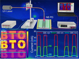 Graphical abstract: A power-free, filter-free and high-performance narrowband ZnO/BaTiO3/GaN heterojunction-based ultraviolet photodetector obtained by synergetic plasmonic and ferroelectric effects