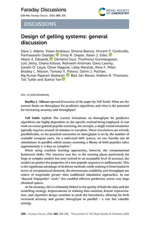 Design of gelling systems: general discussion