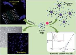 Graphical abstract: Luminescent S-doped carbon dots: an emergent architecture for multimodal applications