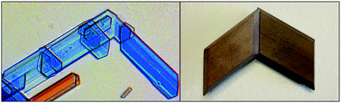 Graphical abstract: Oriented attachment by enantioselective facet recognition in millimeter-sized gypsum crystals