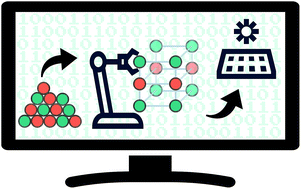 Graphical abstract: Computer-aided design of metal chalcohalide semiconductors: from chemical composition to crystal structure