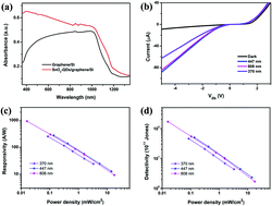 Graphical abstract: Tin dioxide quantum dots coupled with graphene for high-performance bulk-silicon Schottky photodetector