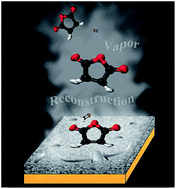 Graphical abstract: Reaction induced morphology changes of tetracene and pentacene surfaces