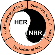 Graphical abstract: Competing hydrogen evolution reaction: a challenge in electrocatalytic nitrogen fixation