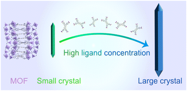 Graphical abstract: Morphological control of a metal–organic framework for single-crystal electronic device fabrication