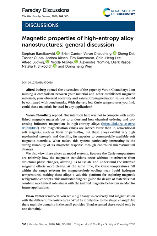 Magnetic properties of high-entropy alloy nanostructures: general discussion