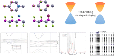 Graphical abstract: First-principles study of transition-metal doped GaBiCl2 monolayers as magnetic topological insulators